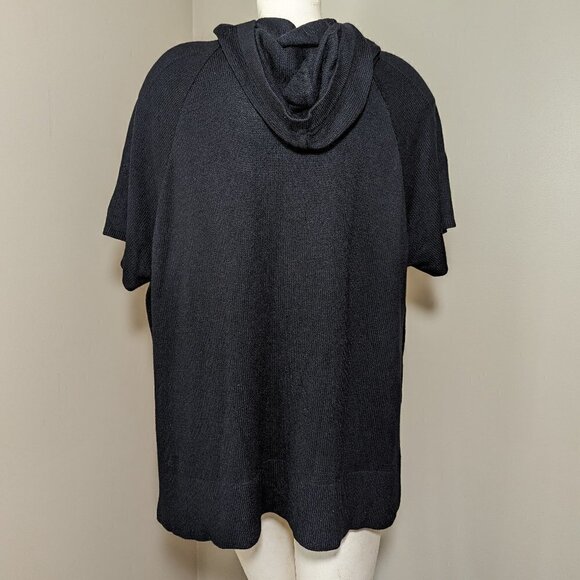 Lululemon Opened Up Poncho Black Cashlu XS S - Picture 5 of 8